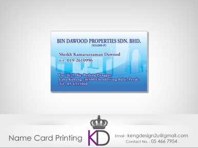 Malaysia ● Perak ● Ipoh ● Kampar ● Name Card Printing ● Business Card Printing ● Delivery Service 9